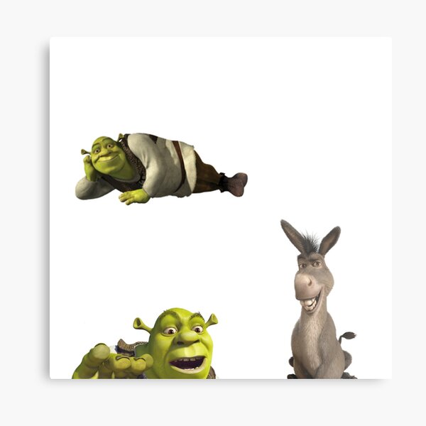 Shrek meme sticker Art Board Print for Sale by kha02