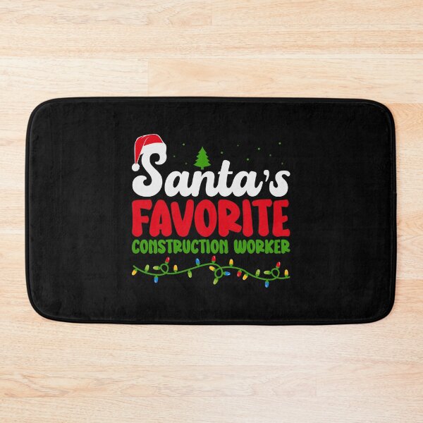 Item preview, Santa's Favorite Construction Worker designed and sold by ArtMeetsPizza.