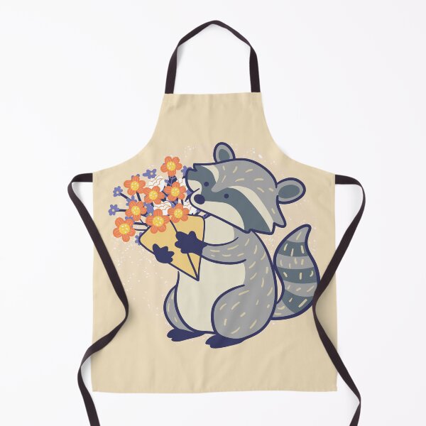 Item preview, Racoon and Flowers designed and sold by Wlaurence.