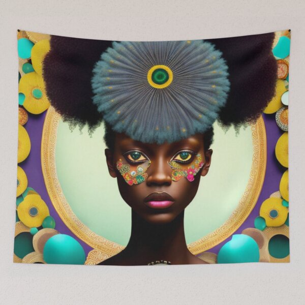 Item preview, Nubian Princess - Afro Centric Art designed and sold by KrisantoArts.