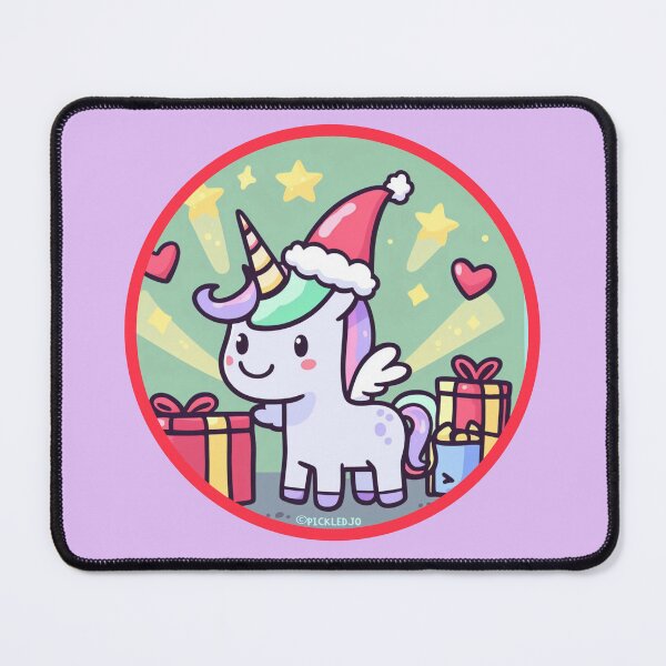 Item preview, Christmas Unicorn Cartoon designed and sold by PickledjoArt.