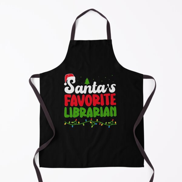 Item preview, Santa's Favorite Librarian designed and sold by ArtMeetsPizza.