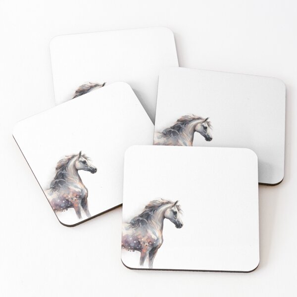 Item preview, Purebred Arabian horse, Watercolor horse designed and sold by Noor Gallery.