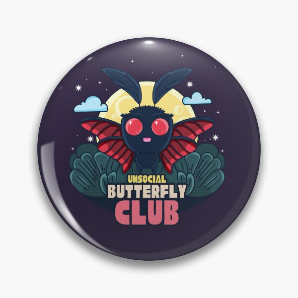 Item preview, Unsocial Butterfly Mothman designed and sold by Give Me that Pencil.