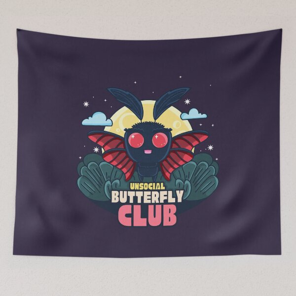 Item preview, Unsocial Butterfly Mothman designed and sold by Give Me that Pencil.