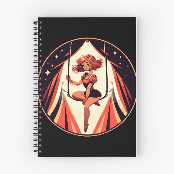 Item preview, Circus girl on flying trapeze retro designed and sold by TomFrontierArt.