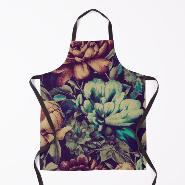 Aperçu de l'œuvre Midnight Garden Majesty Élégance botanique audacieuse créée et vendue par MidModMaison.