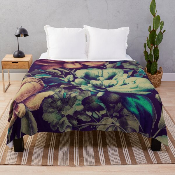 Item preview, Midnight Garden Majesty Bold Botanical Elegance designed and sold by MidModMaison.