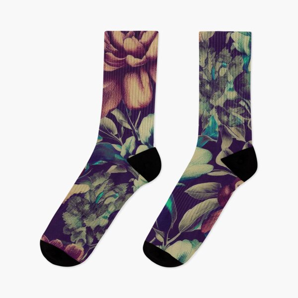 Item preview, Midnight Garden Majesty Bold Botanical Elegance designed and sold by MidModMaison.
