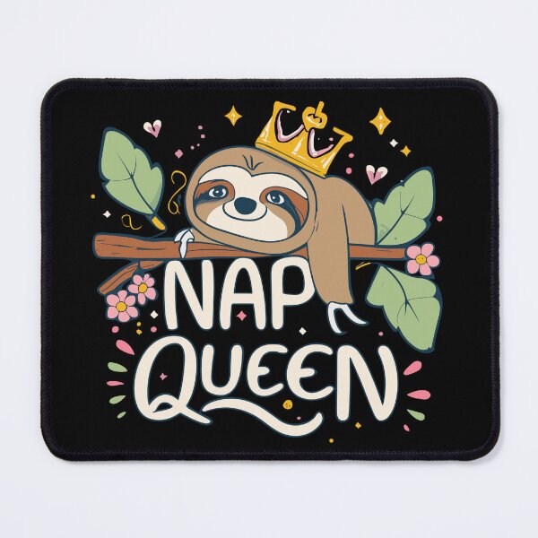 Item preview, Sloth Nap Queen designed and sold by PRINYOS.