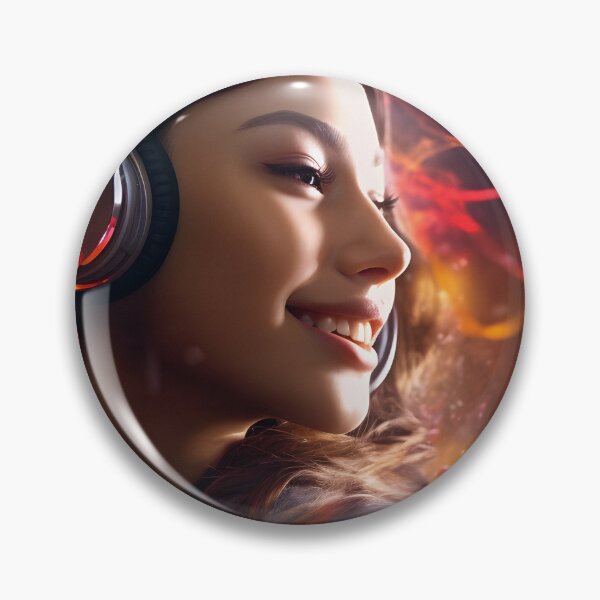 Item preview, Girl Laughing to the Swirling Rhythms of Music designed and sold by soulofalion.
