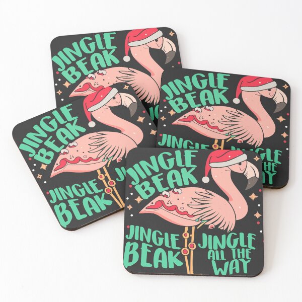 Item preview, flamingo christmas enthusiasts designed and sold by The  Knick Knack Nook.
