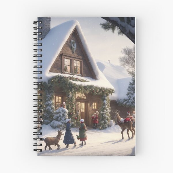 Item preview, Christmas happy town Art print  designed and sold by Carlos Gudino.