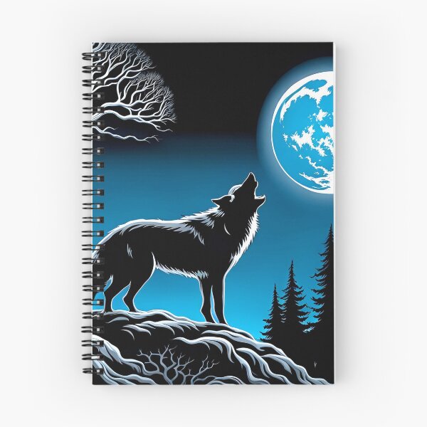 Item preview, Wolf Howling at Blue Moon designed and sold by AuroraSpringer.