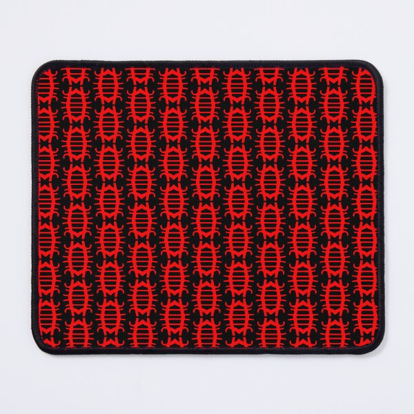 Item preview, BEETLE PATTERN. RED ON BLACK. designed and sold by 5hertz.