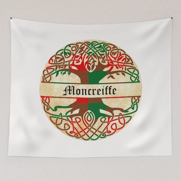 Item preview, Moncreiffe Tree of Life Clan Scottish Surname tartan designed and sold by BagTown Clans.
