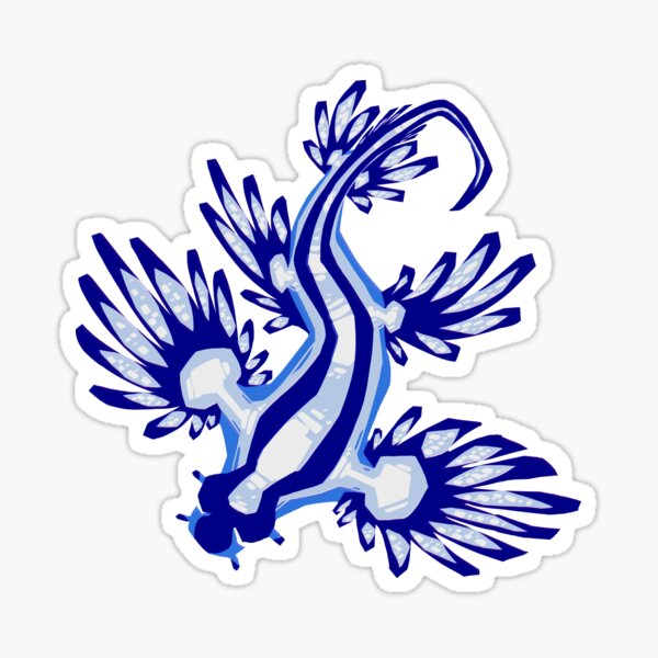 Item preview, blue glaucus designed and sold by dinoserious.
