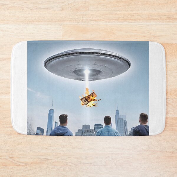 Artikelvorschau, UFOs in New York und Inflation entworfen und verkauft von aiARToftheWORLD.