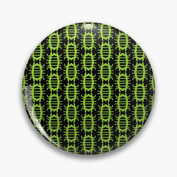Item preview, BEETLE PATTERN. GREEN ON BLACK. designed and sold by 5hertz.