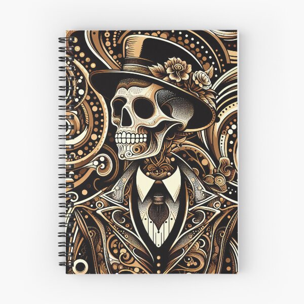 Item preview, Ornamental decorative skull portrait illustration designed and sold by 4Seasons.