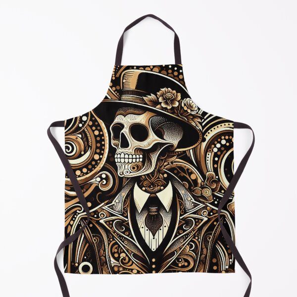 Item preview, Ilustración de retrato de calavera decorativa ornamental designed and sold by 4Seasons.