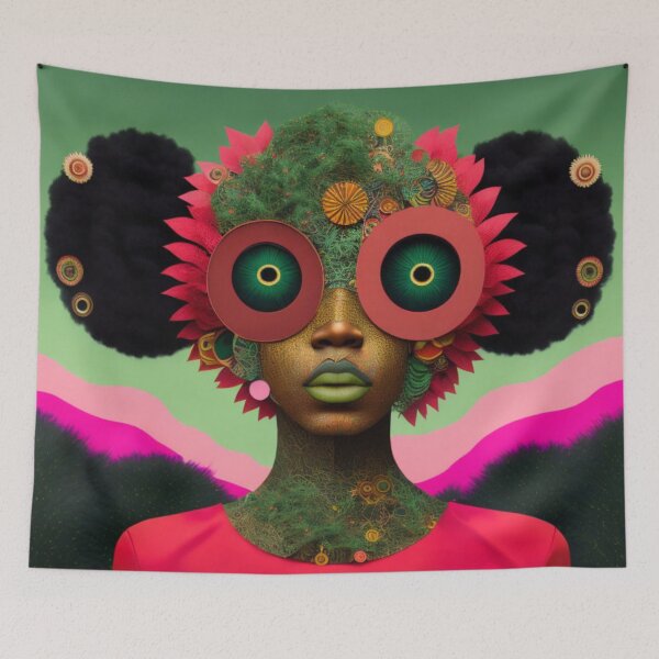 Item preview, Afro Punk Mascarade - Afro Centric Art designed and sold by KrisantoArts.