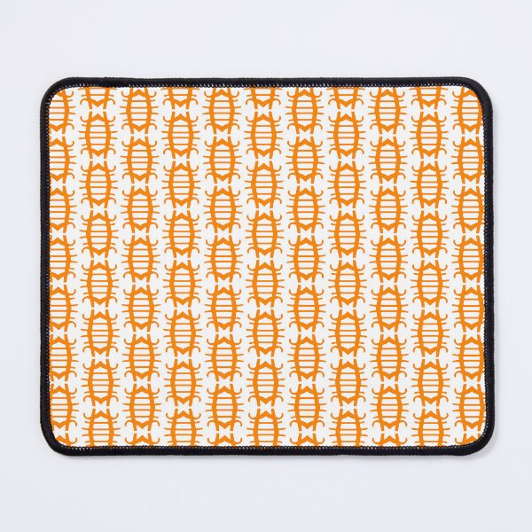 Item preview, BEETLE PATTERN. ORANGE ON WHITE. designed and sold by 5hertz.