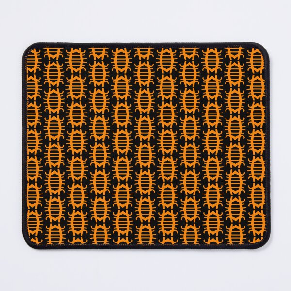 Item preview, BEETLE PATTERN. ORANGE ON BLACK. designed and sold by 5hertz.