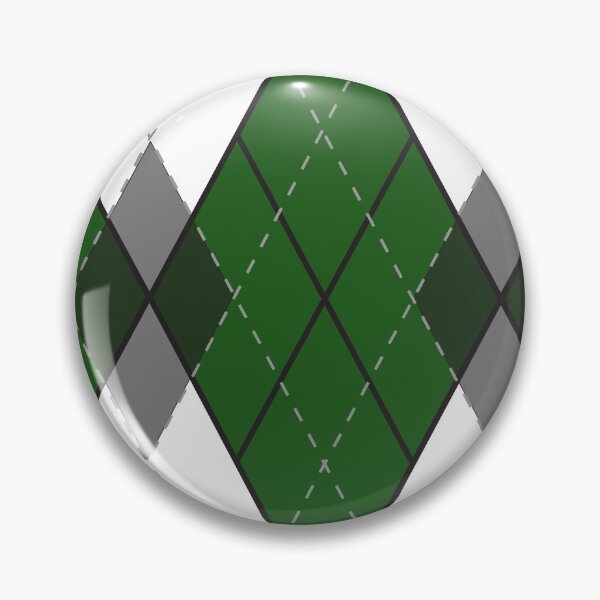 Item preview, Green and Silver Diamond print designed and sold by Laura-E-Creator.
