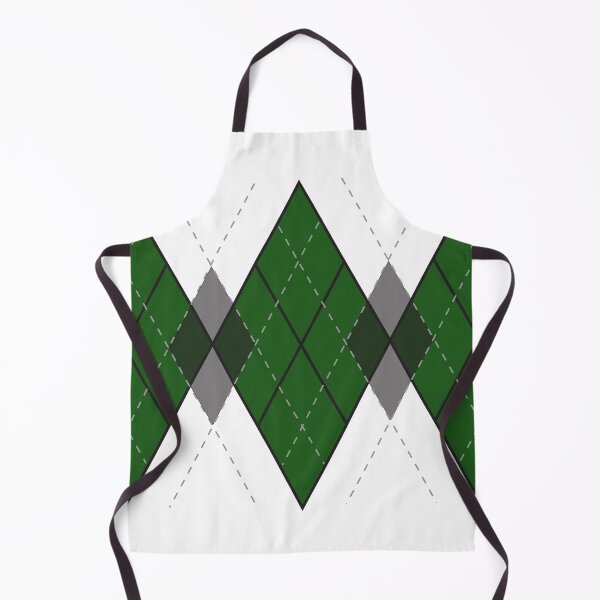 Item preview, Green and Silver Diamond print designed and sold by Laura-E-Creator.
