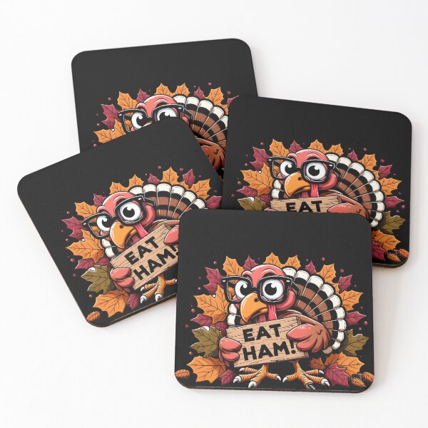 Item preview, Save A Turkey Eat More Ham Turkey Thanksgiving Family Fun designed and sold by smartrocket.