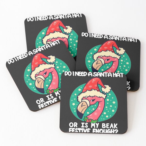 Item preview, flamingo christmas enthusiasts designed and sold by The  Knick Knack Nook.