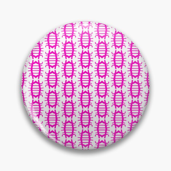 Item preview, BEETLE PATTERN. PINK ON WHITE. designed and sold by 5hertz.