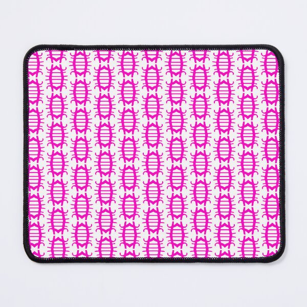 Item preview, BEETLE PATTERN. PINK ON WHITE. designed and sold by 5hertz.