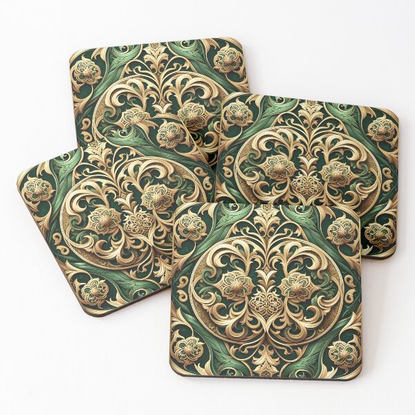 Item preview, Ageless Islamic Charm in Verdant & Gold designed and sold by bookletbuilder.