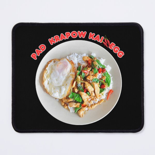 Item preview, Pad Krapow Kai with Egg Delicious Thai Food designed and sold by Pali's shop.