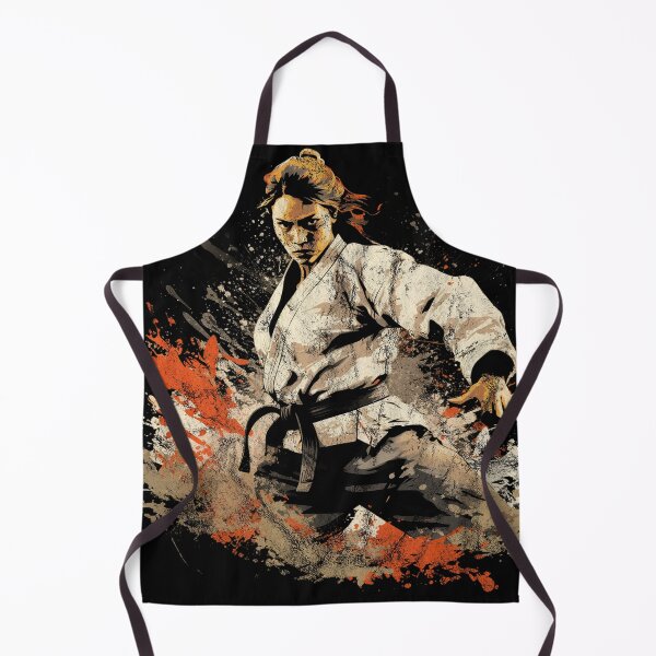 Item preview, Female Judo Judoka - Distressed Vintage Street Art Martial Arts designed and sold by GVRDesign.