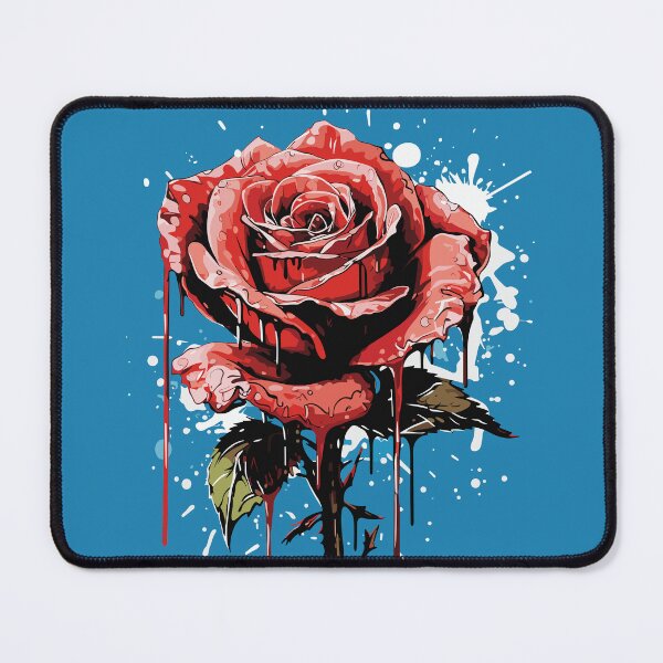 Item preview, Rose Rapture: A Concrete Poetry of Petals in Abstract Splatter designed and sold by TrendyArtInk.