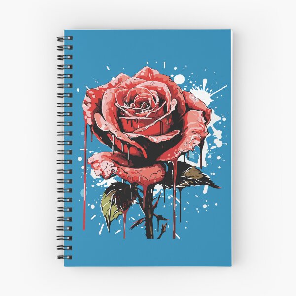 Item preview, Rose Rapture: A Concrete Poetry of Petals in Abstract Splatter designed and sold by TrendyArtInk.