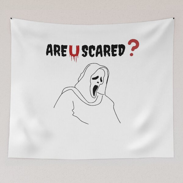 Item preview, Are u scared? Ghost spooky time, Scary season Art, scary halloween, Adorable Halloween ghost designed and sold by NaaEchDesign ⭐⭐⭐⭐⭐.