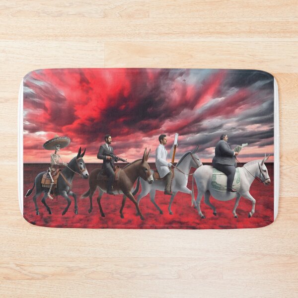 Item preview, Four donkeymen of the apocalypse designed and sold by aiARToftheWORLD.