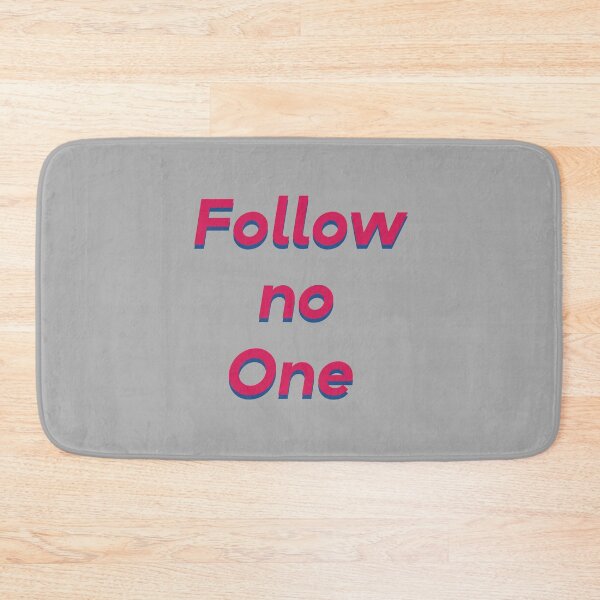 Item preview, Follow no one. designed and sold by Julien Hebbrecht.