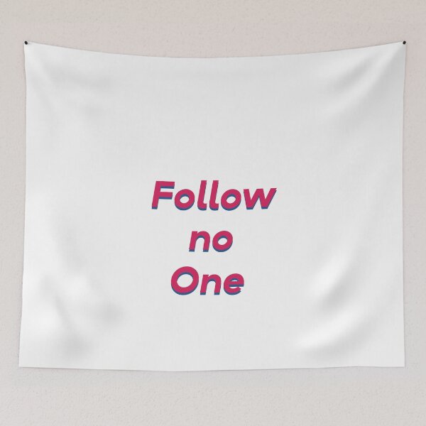 Item preview, Follow no one. designed and sold by Julien Hebbrecht.