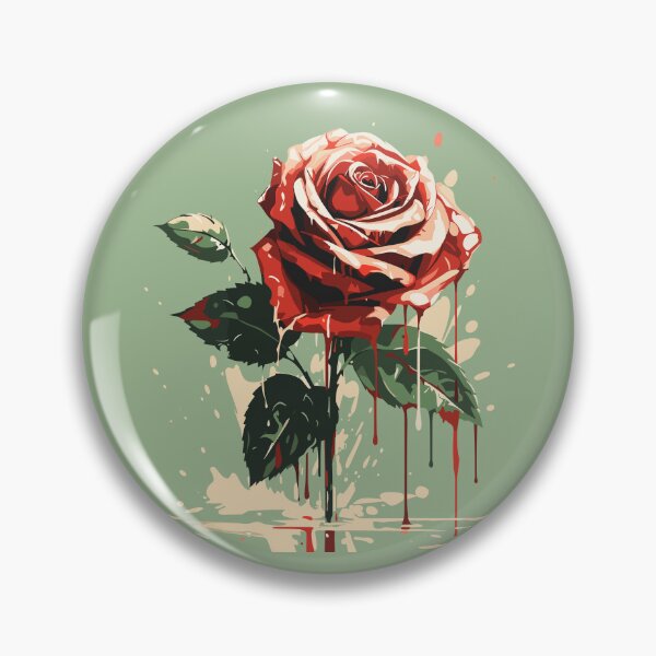 Item preview, Rose Rapture: A Concrete Poetry of Petals in Abstract Splatter designed and sold by TrendyArtInk.