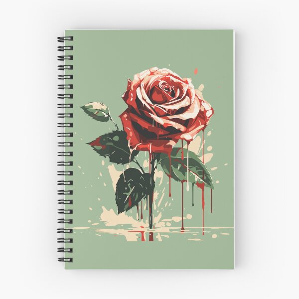 Item preview, Rose Rapture: A Concrete Poetry of Petals in Abstract Splatter designed and sold by TrendyArtInk.