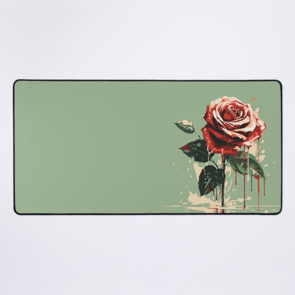 Item preview, Rose Rapture: A Concrete Poetry of Petals in Abstract Splatter designed and sold by TrendyArtInk.