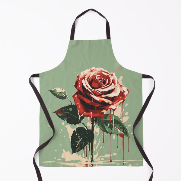 Item preview, Rose Rapture: A Concrete Poetry of Petals in Abstract Splatter designed and sold by TrendyArtInk.