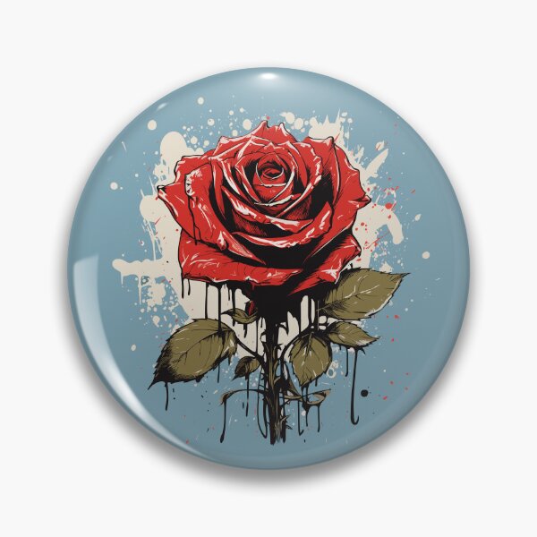 Item preview, Rose Rapture: A Concrete Poetry of Petals in Abstract Splatter designed and sold by TrendyArtInk.