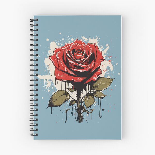 Item preview, Rose Rapture: A Concrete Poetry of Petals in Abstract Splatter designed and sold by TrendyArtInk.