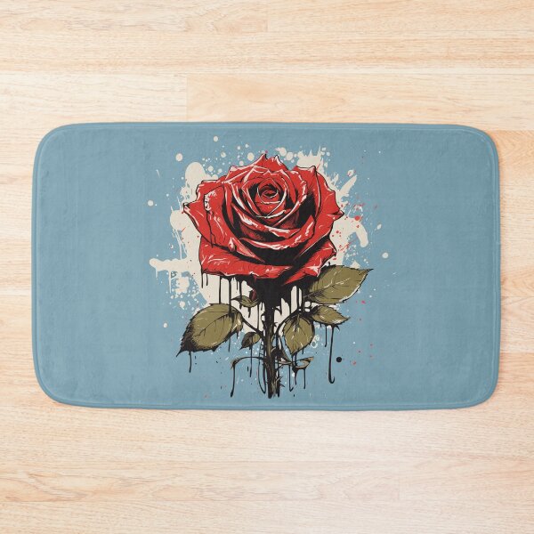 Item preview, Rose Rapture: A Concrete Poetry of Petals in Abstract Splatter designed and sold by TrendyArtInk.